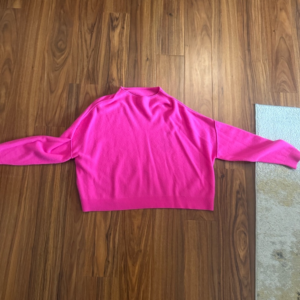 Pilcro Anthropologie Pink Cashmere Sweater